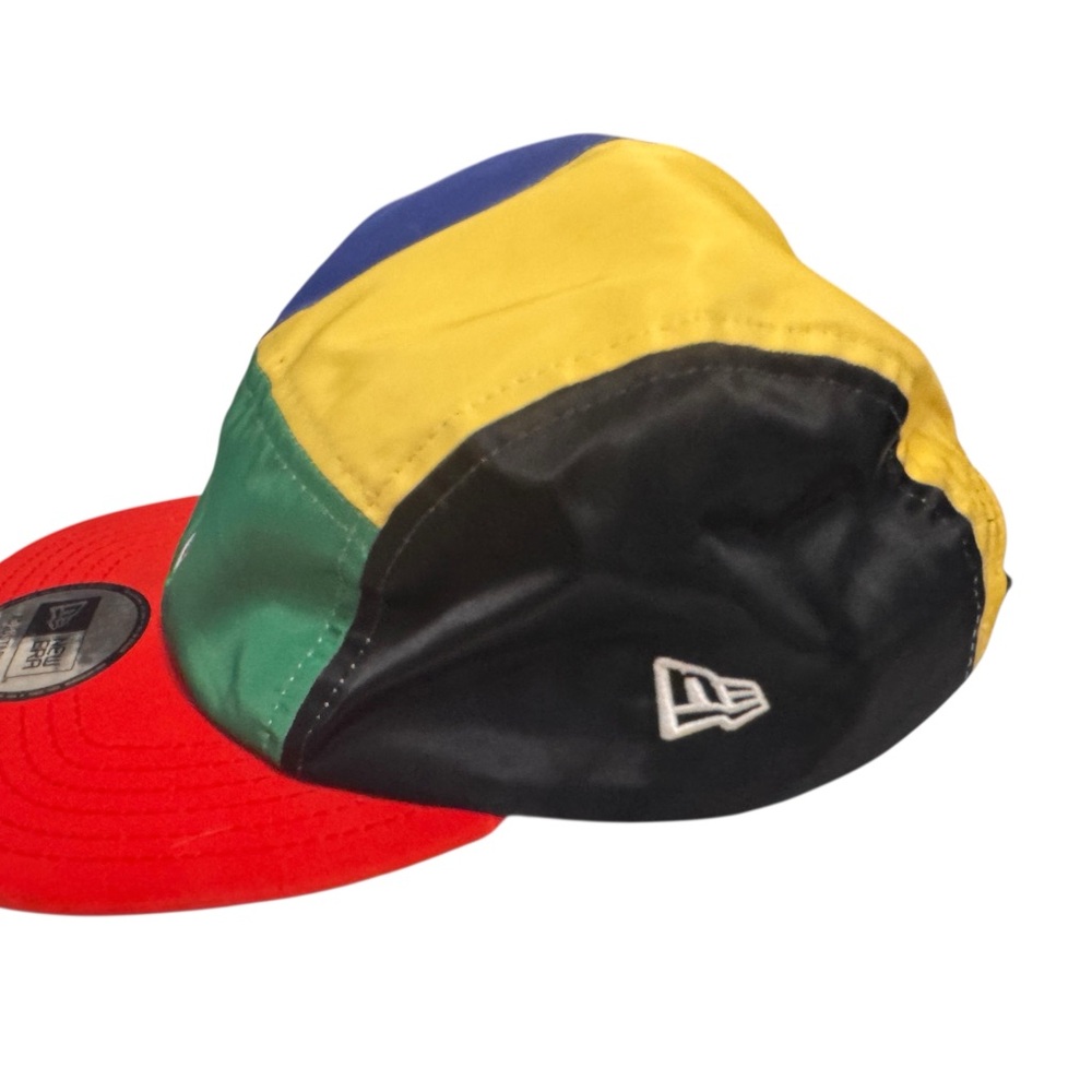 New Era 8 Panel Cap NBA Adjustable One Size Multicolor RARE - Picture 4 of 8